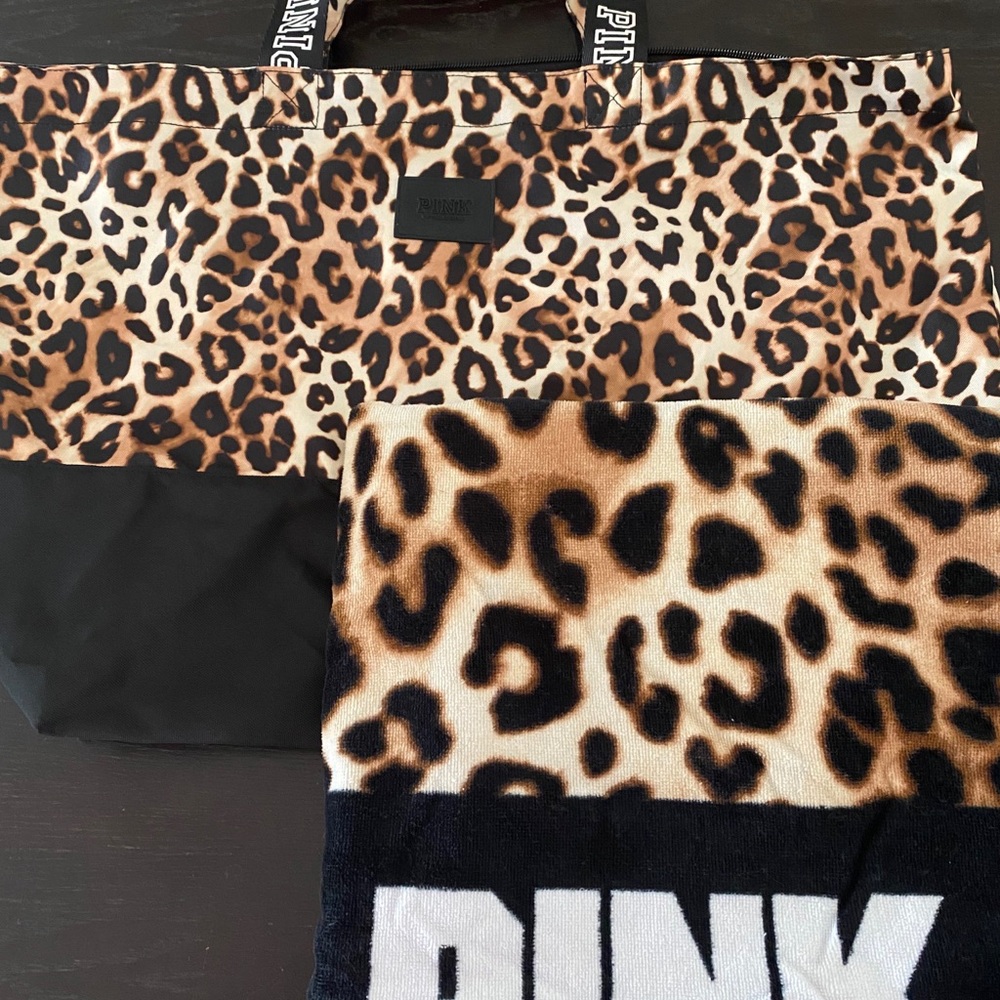 Victoria Secret beach bag and matching towel